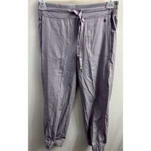 Apana Purple Jogger‎ Pants Womens Small S Pull On Drawstring